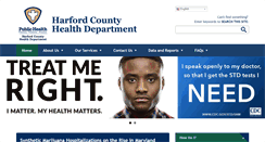 Desktop Screenshot of harfordcountyhealth.com